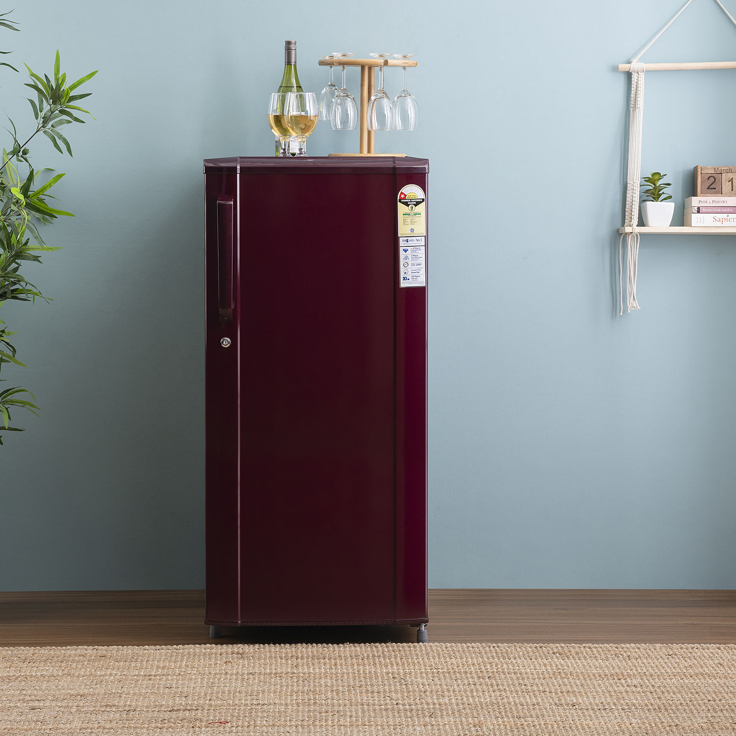 Drip 2 Seater Dining Set With Refrigerator Single Door 190L & Microwave Solo