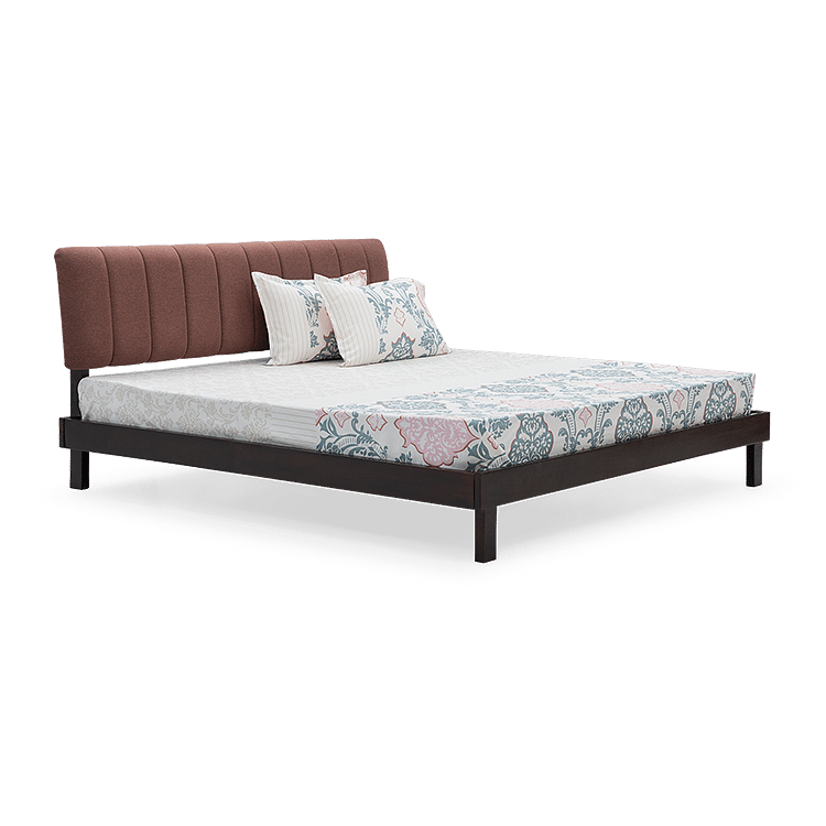 

Heiko Solid Wood King Bed with 6" Premium Mattress