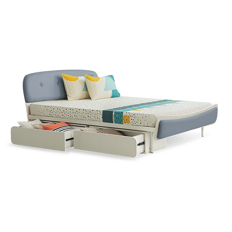 

Santorini Engineered Wood Queen Storage Bed with 6" Premium Mattress