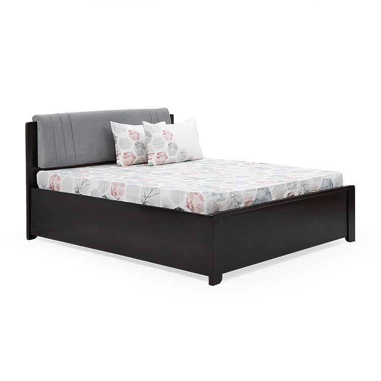 

Blaze Solid Wood Queen Box Storage Bed with 6" Premium Mattress