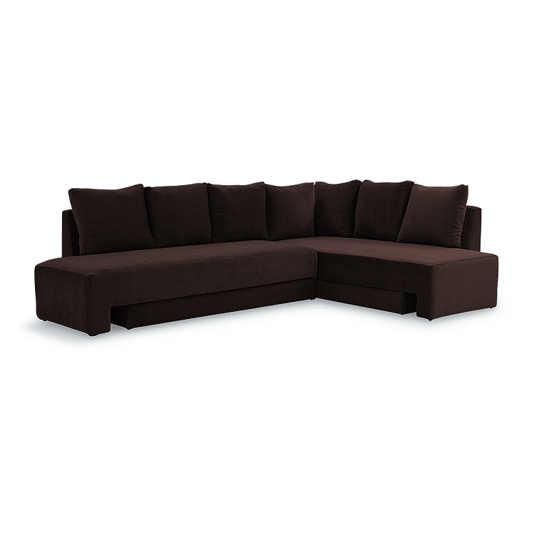 

Lana Fabric Sofa Cum Bed in Chocolava Brown Color