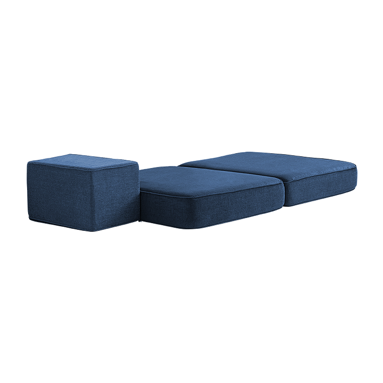 

Bounce Fabric Set of 2 Floor Pads in Blue Color
