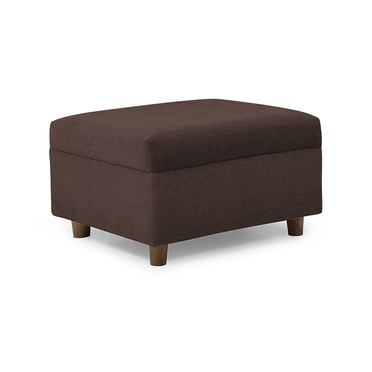 

Flex Fabric Ottoman in Chocolava Brown Color