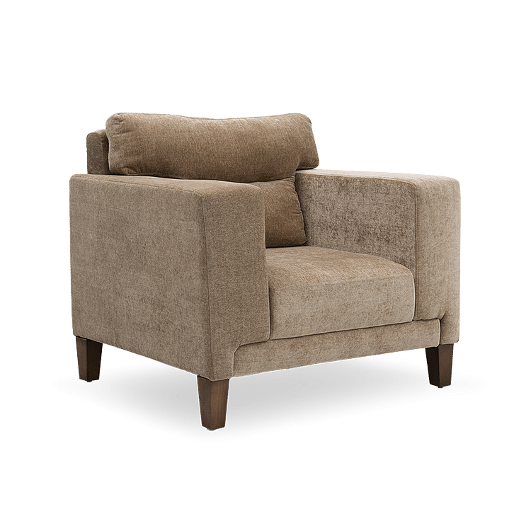 

Oso Fabric 1 Seater Sofa in Beige Color