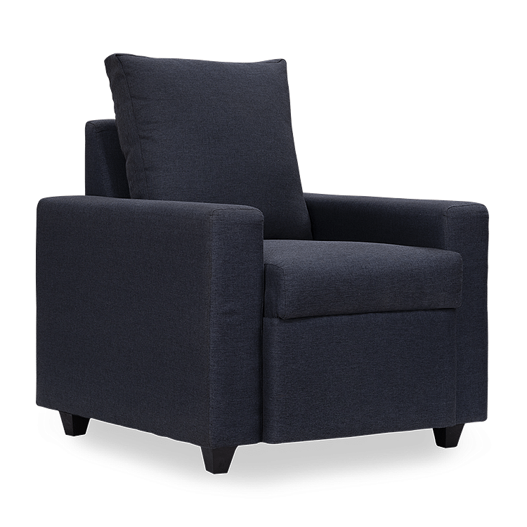 

Vive Fabric 1 Seater Sofa in Azure Color