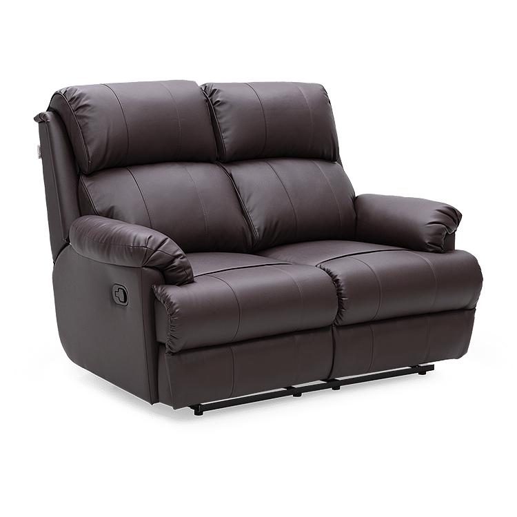 

Solace Leatherette Recliner 2 Seater in Brown Color