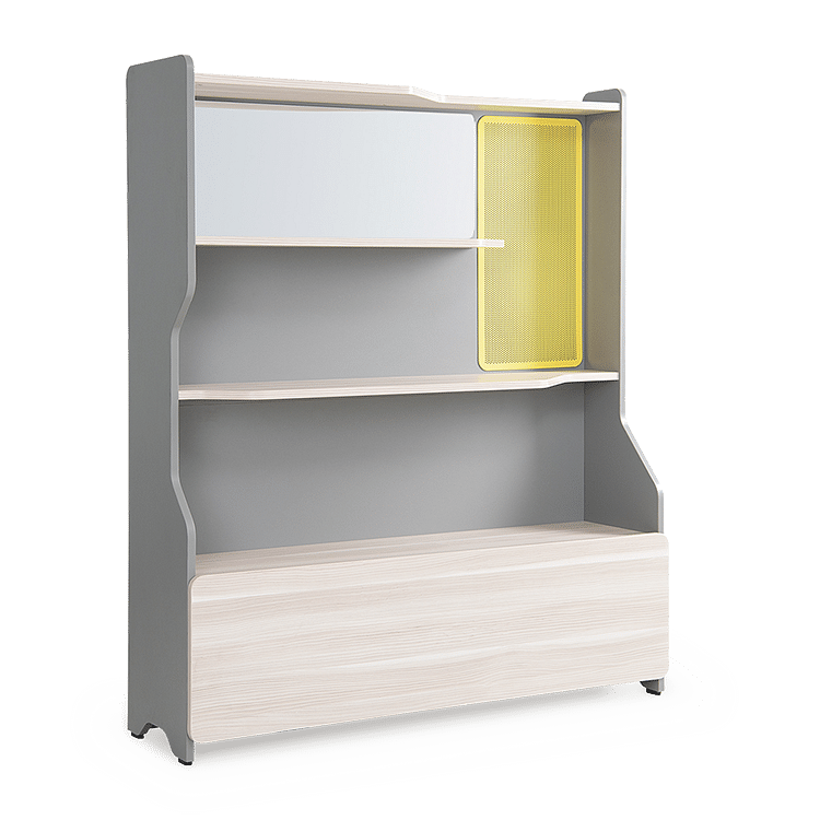 

Flo Engineered Wood Display Unit in Cornsilk and Gothic Grey Finish