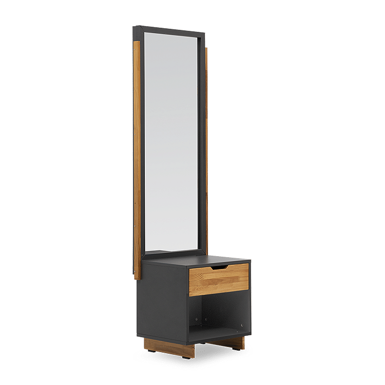 

Fusil Engineered Wood Dressing Table in Slate Grey Finish