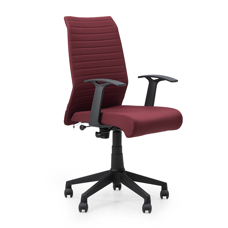 

Flexo Mid Back Office Chair with Mesh Back & Fixed Arms in Maroon Color