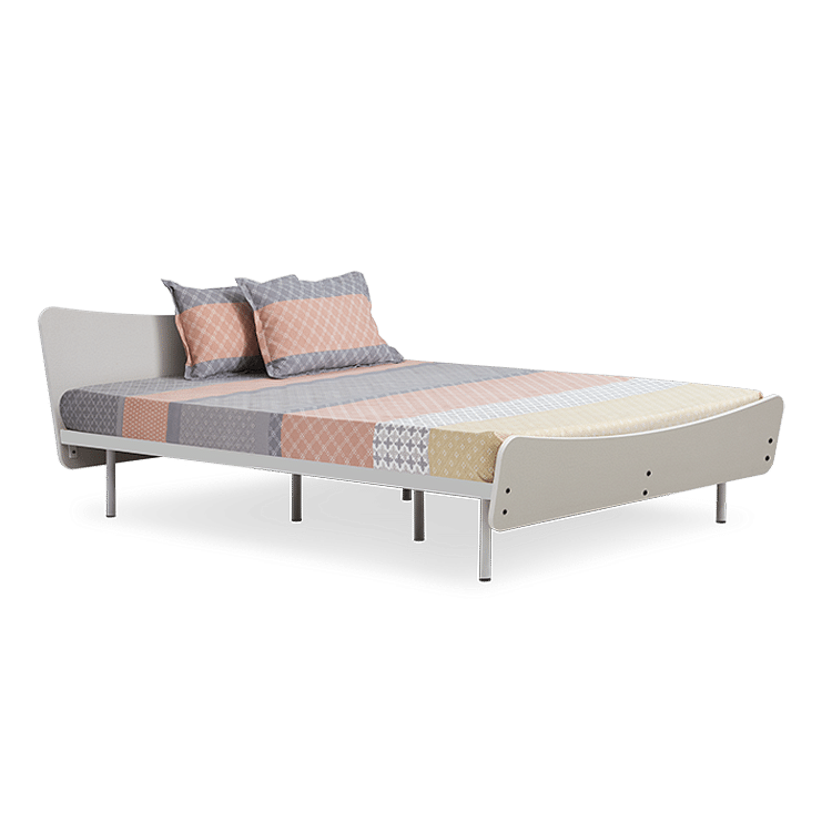

Allen Engineered Wood Queen Bed with 6" Premium Mattress