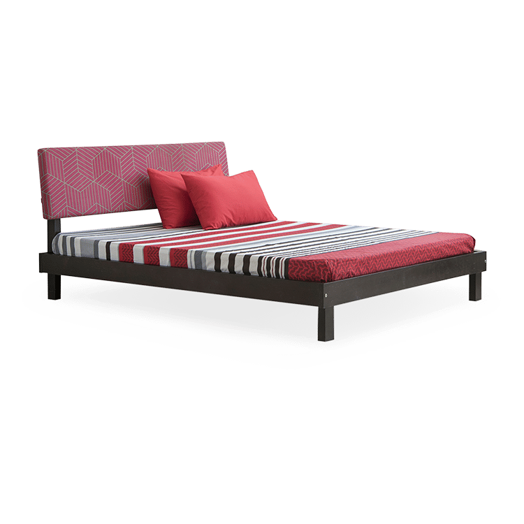 

Bordo Solid Wood Queen Bed with 6" Premium Mattress