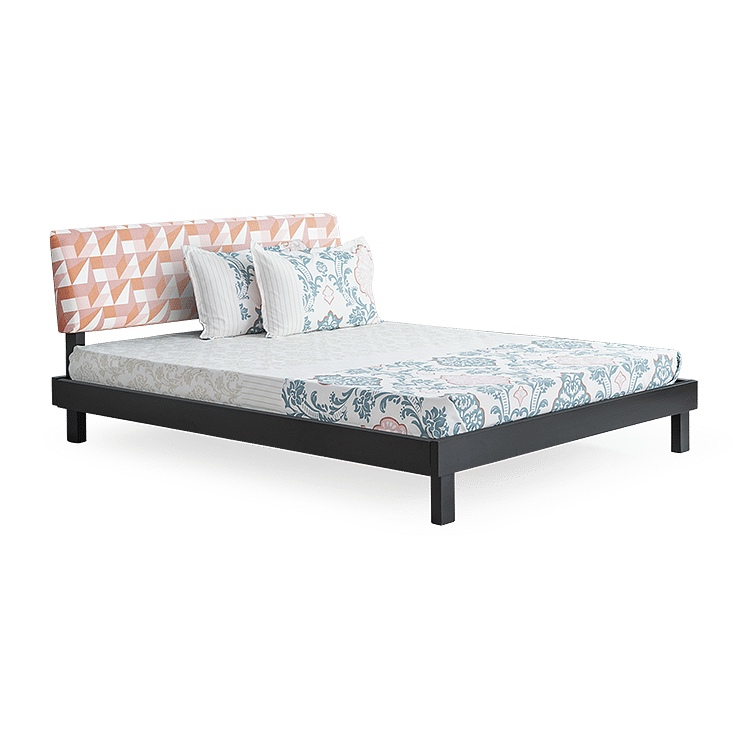 

Bordo Solid Wood Queen Bed with 6" Premium Mattress