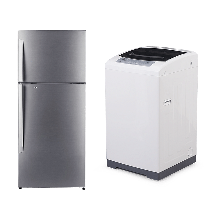 

Double Door + Washing Machine
