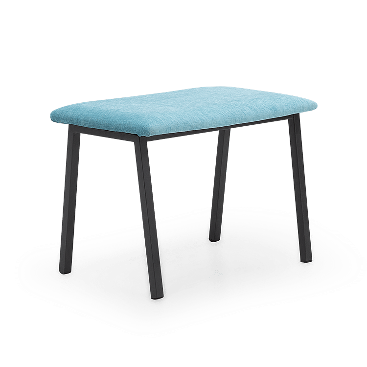 

Mili Upholstered Dining Bench in Turquoise Color