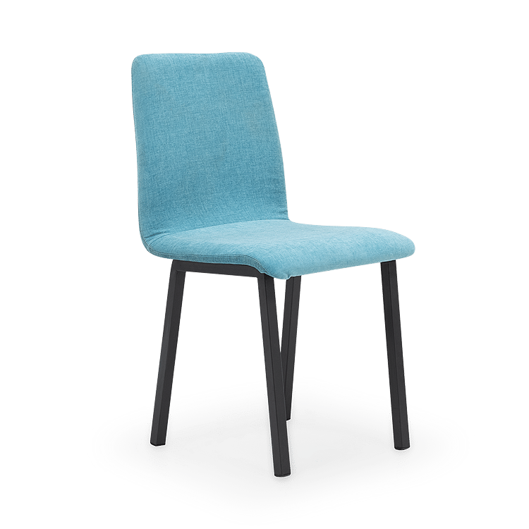 

Mili Upholstered Dining Chair in Turquoise Color